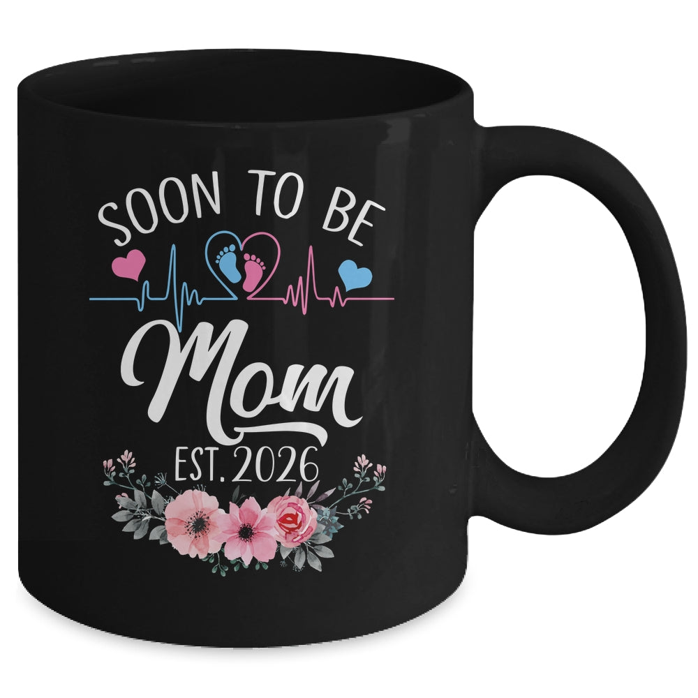 Soon To Be Mom 2026 First Time Pregnancy Announcement Mug | teecentury