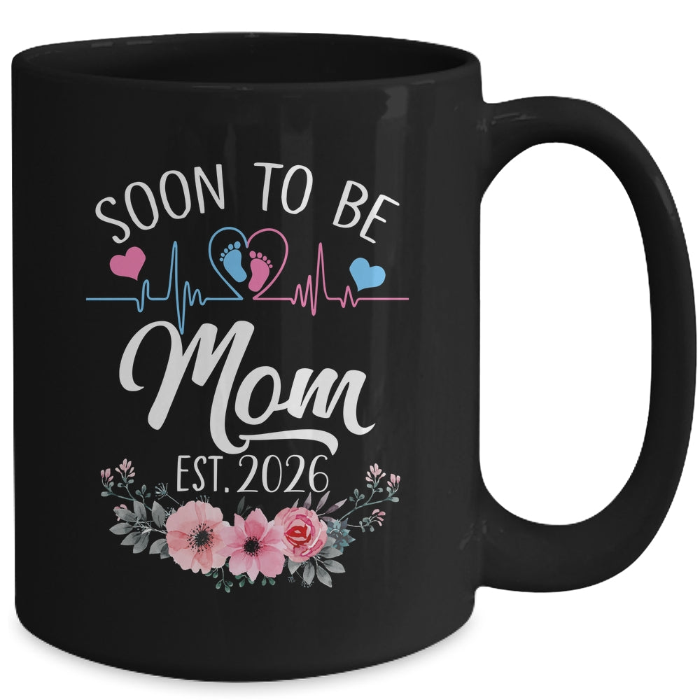 Soon To Be Mom 2026 First Time Pregnancy Announcement Mug | teecentury