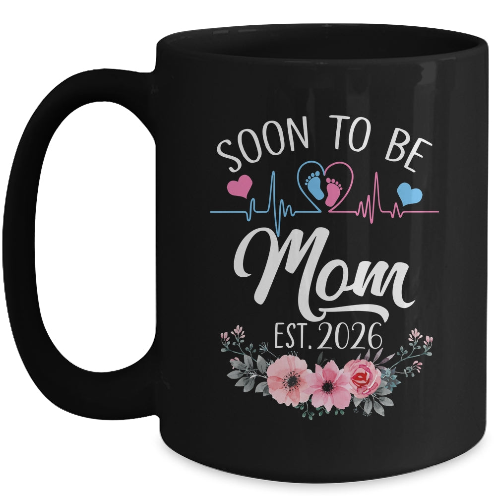 Soon To Be Mom 2026 First Time Pregnancy Announcement Mug | teecentury