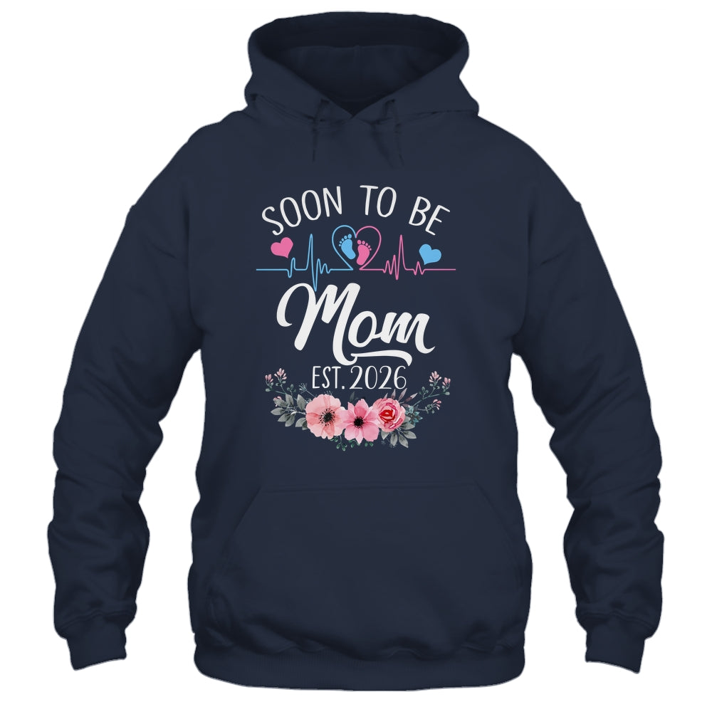 Soon To Be Mom 2026 First Time Pregnancy Announcement Shirt & Tank Top | teecentury