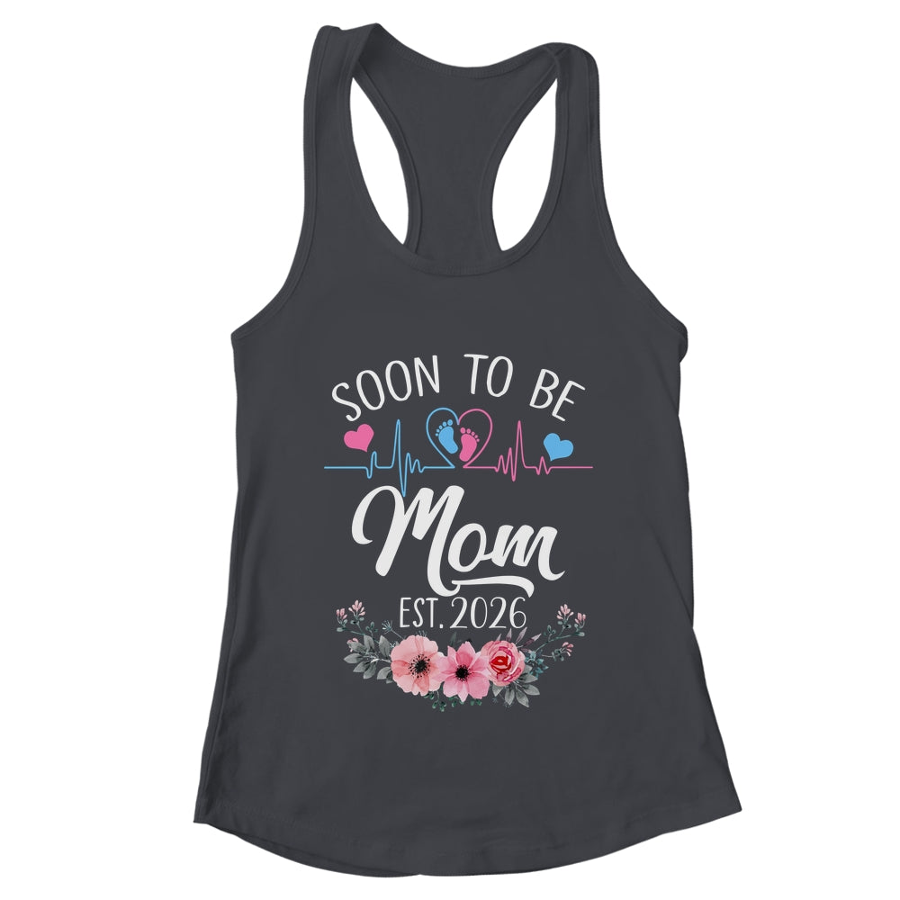 Soon To Be Mom 2026 First Time Pregnancy Announcement Shirt & Tank Top | teecentury