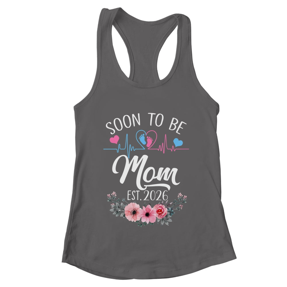 Soon To Be Mom 2026 First Time Pregnancy Announcement Shirt & Tank Top | teecentury
