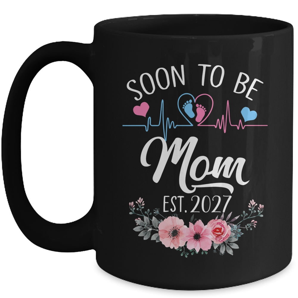 Soon To Be Mom 2027 First Time Pregnancy Announcement Mug | teecentury