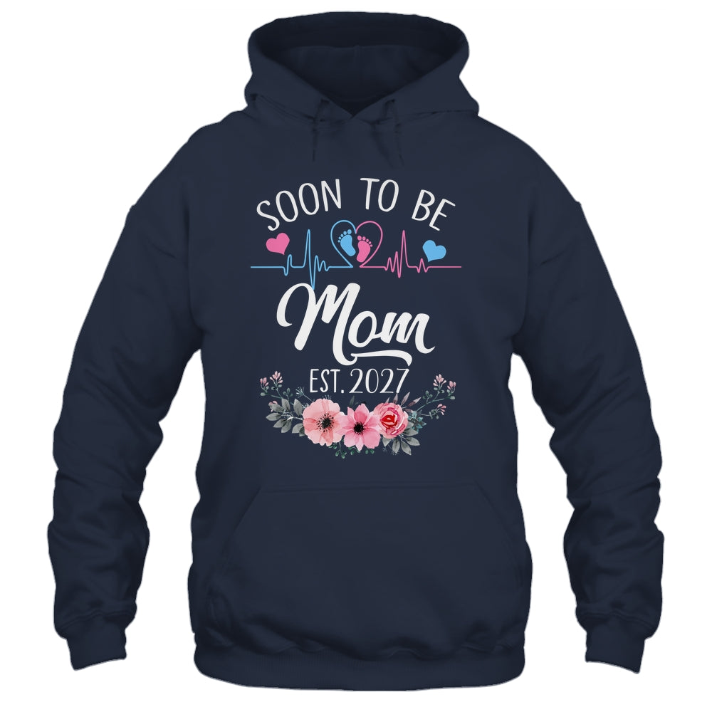 Soon To Be Mom 2027 First Time Pregnancy Announcement Shirt & Tank Top | teecentury
