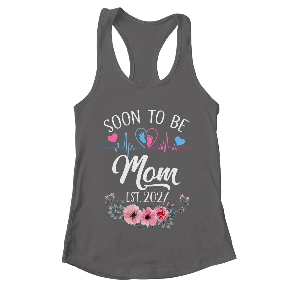 Soon To Be Mom 2027 First Time Pregnancy Announcement Shirt & Tank Top | teecentury