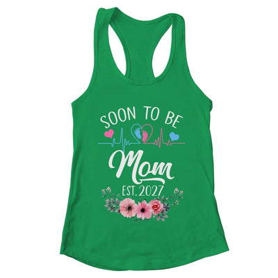 Soon To Be Mom 2027 First Time Pregnancy Announcement Shirt & Tank Top | teecentury