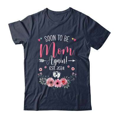 Soon To Be Mom Again Est 2024 Mothers Day Shirt & Tank Top | teecentury