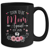 Soon To Be Mom Again Est 2025 Mothers Day Mug | teecentury