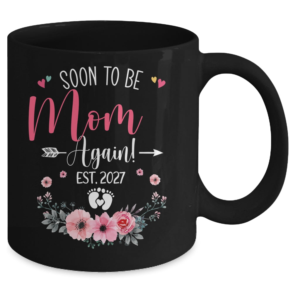 Soon To Be Mom Again Est 2027 Mothers Day Mug | teecentury