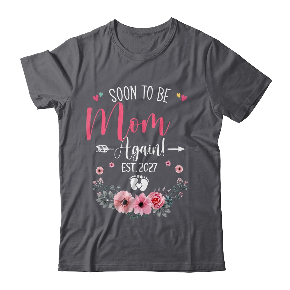 Soon To Be Mom Again Est 2027 Mothers Day Shirt & Tank Top | teecentury