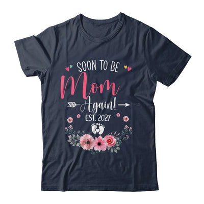 Soon To Be Mom Again Est 2027 Mothers Day Shirt & Tank Top | teecentury