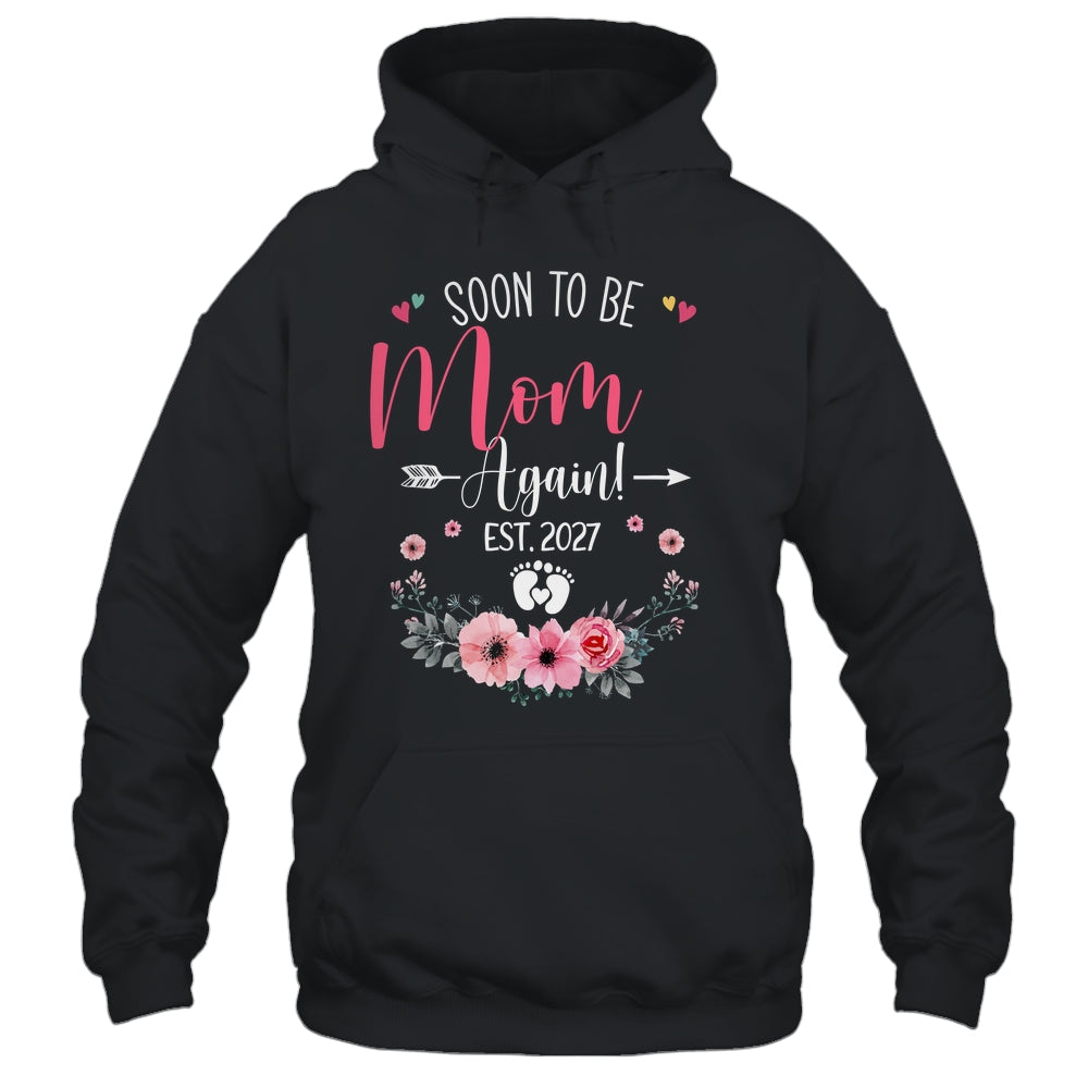 Soon To Be Mom Again Est 2027 Mothers Day Shirt & Tank Top | teecentury