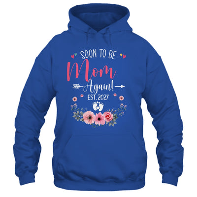 Soon To Be Mom Again Est 2027 Mothers Day Shirt & Tank Top | teecentury