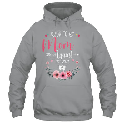 Soon To Be Mom Again Est 2027 Mothers Day Shirt & Tank Top | teecentury