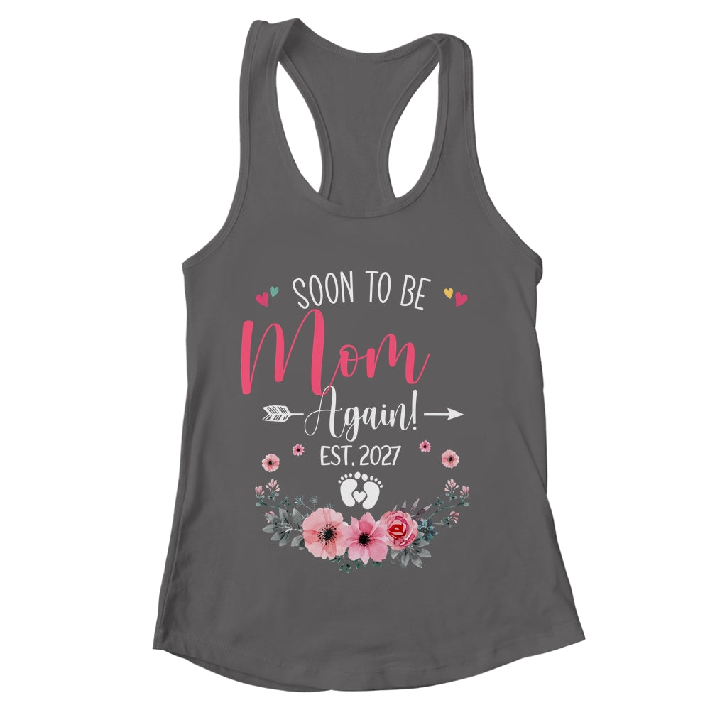 Soon To Be Mom Again Est 2027 Mothers Day Shirt & Tank Top | teecentury