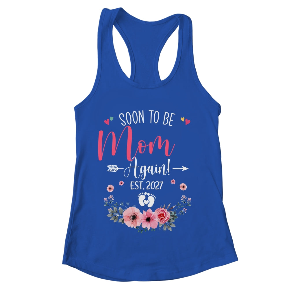 Soon To Be Mom Again Est 2027 Mothers Day Shirt & Tank Top | teecentury
