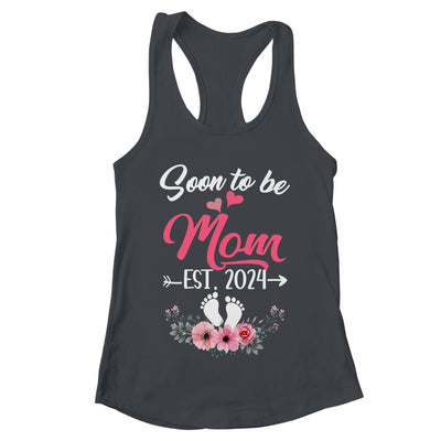 Soon To Be Mom Est 2024 Mothers Day First Time Mom Shirt & Tank Top | teecentury