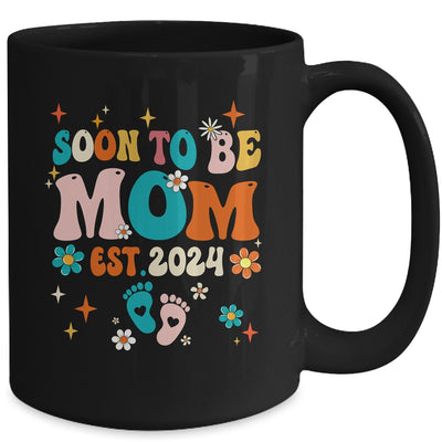 Soon To Be Mom Est 2024 Pregnancy Announcement Groovy Mug | teecentury