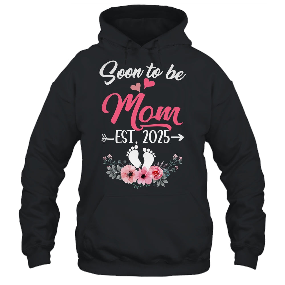 Soon To Be Mom Est 2025 Mothers Day First Time Mom Shirt & Tank Top | teecentury