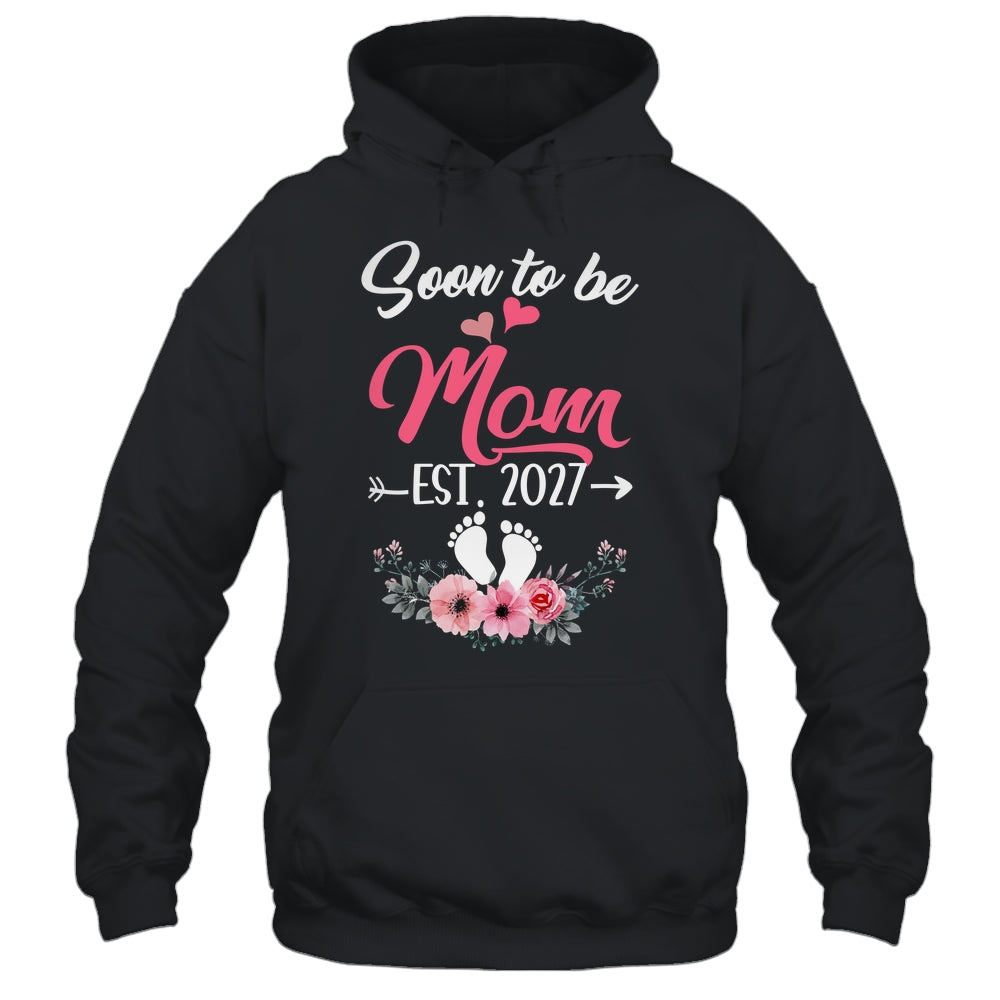 Soon To Be Mom Est 2027 Mothers Day First Time Mom Shirt & Tank Top | teecentury