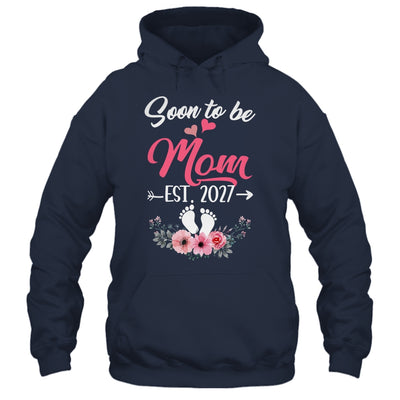 Soon To Be Mom Est 2027 Mothers Day First Time Mom Shirt & Tank Top | teecentury