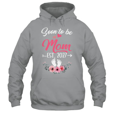 Soon To Be Mom Est 2027 Mothers Day First Time Mom Shirt & Tank Top | teecentury