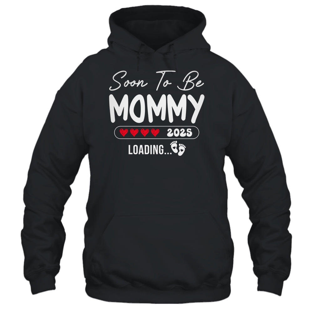 Soon To Be Mommy 2025 Loading Promoted To Mommy Est 2025 Shirt & Tank Top | teecentury