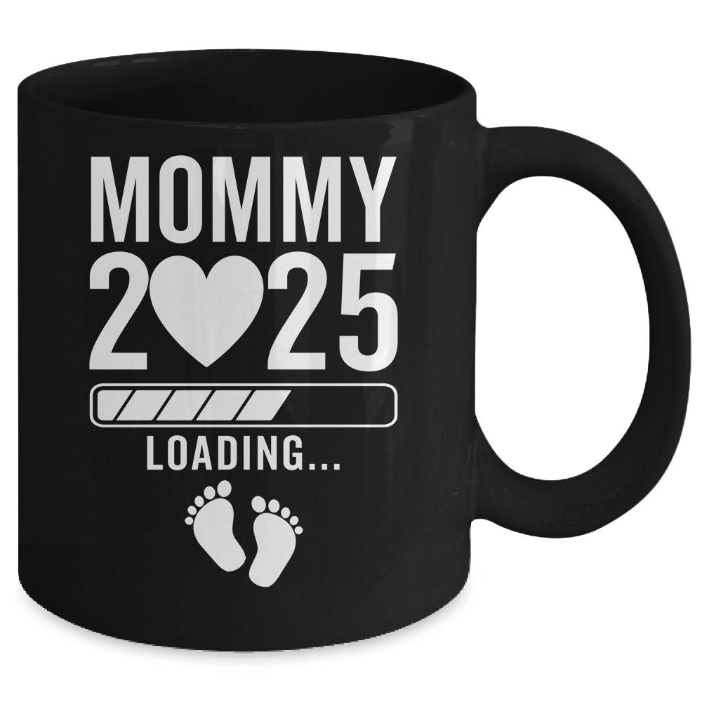 Soon To Be Mommy 2025 Pregnancy Announcement Loading Mug | teecentury