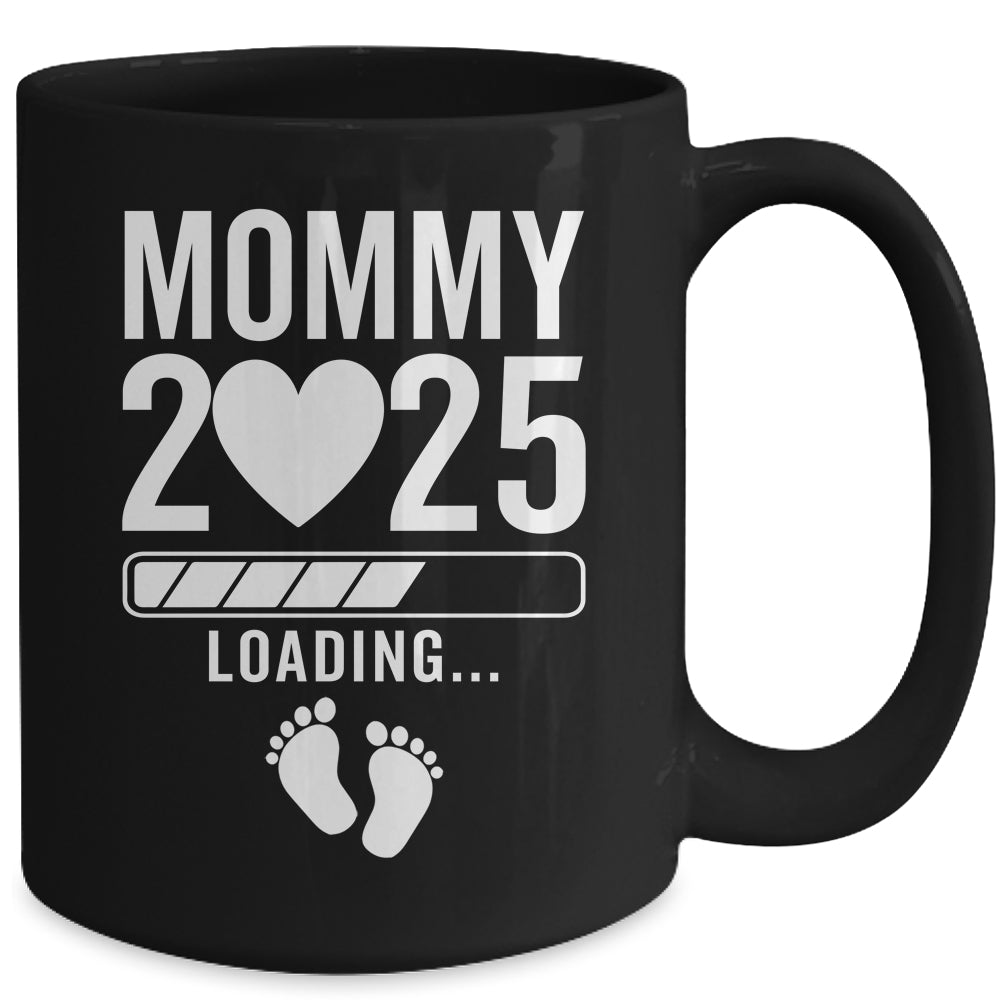 Soon To Be Mommy 2025 Pregnancy Announcement Loading Mug | teecentury