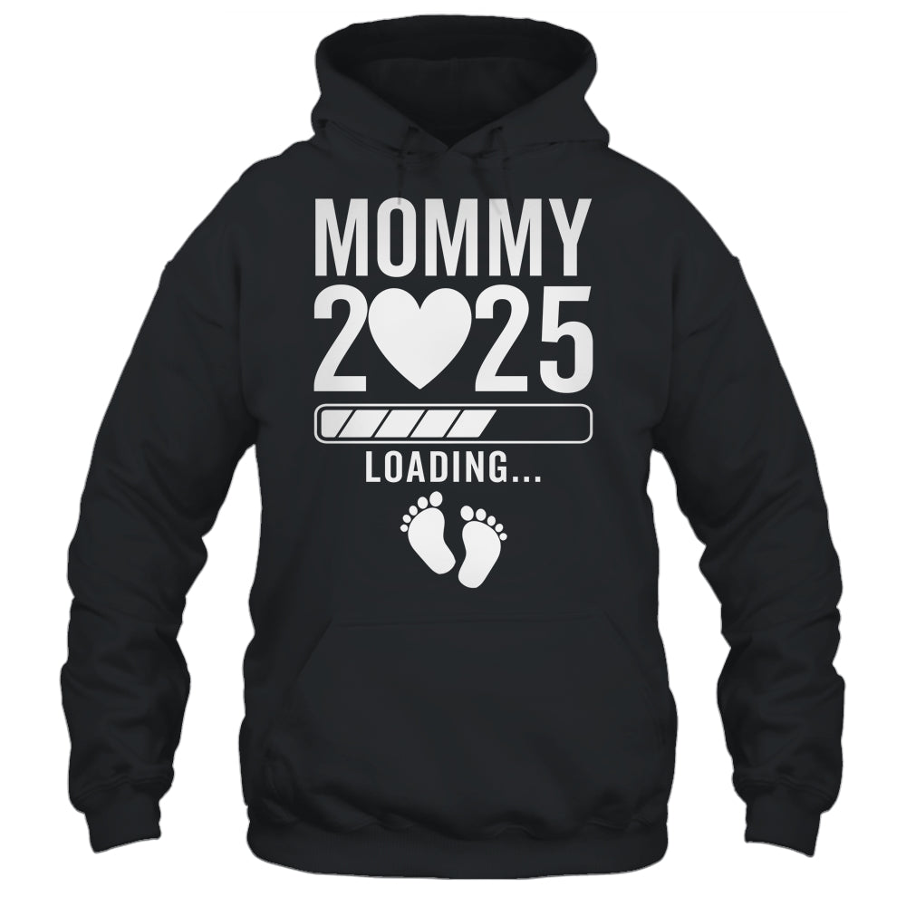 Soon To Be Mommy 2025 Pregnancy Announcement Loading Shirt & Tank Top | teecentury