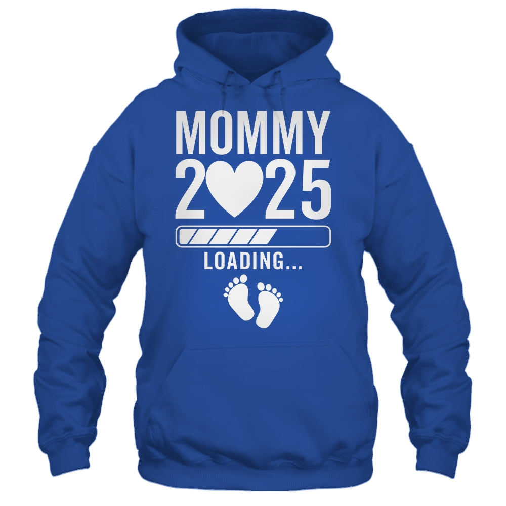 Soon To Be Mommy 2025 Pregnancy Announcement Loading Shirt & Tank Top | teecentury