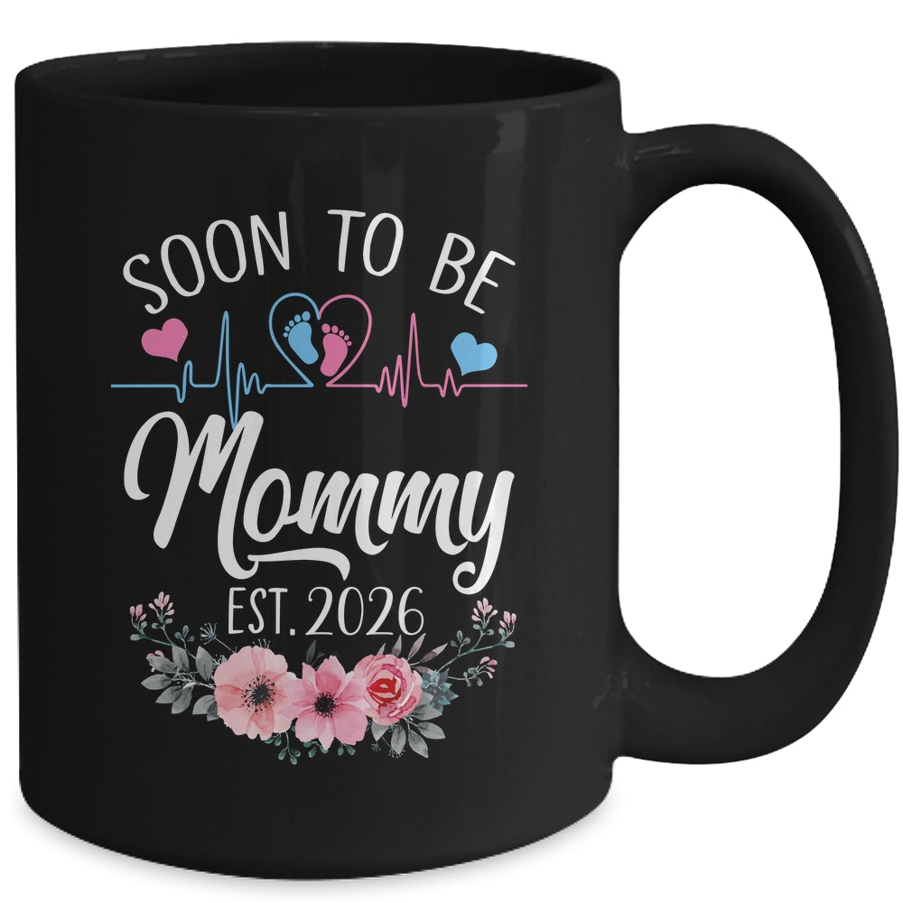 Soon To Be Mommy 2026 First Time Pregnancy Announcement Mug | teecentury