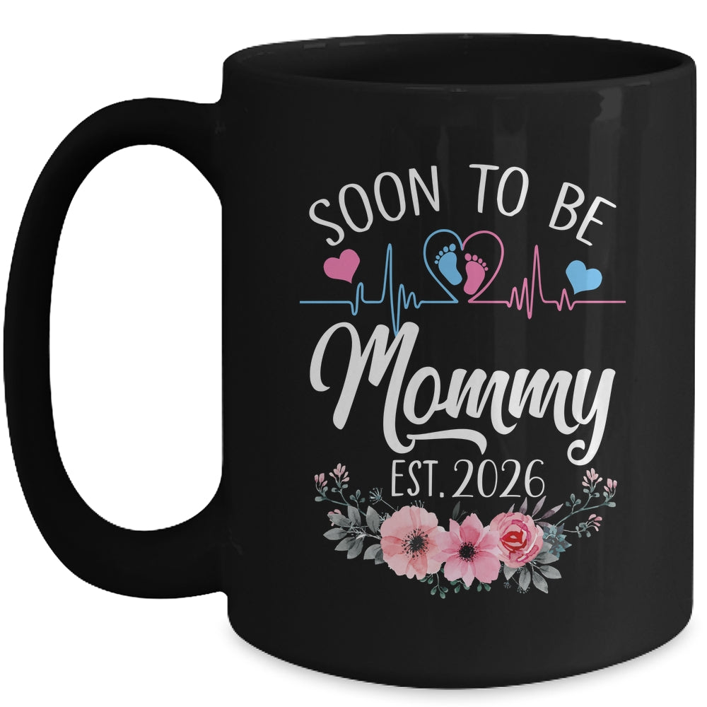Soon To Be Mommy 2026 First Time Pregnancy Announcement Mug | teecentury