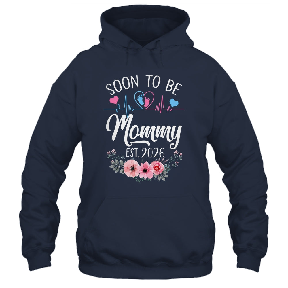 Soon To Be Mommy 2026 First Time Pregnancy Announcement Shirt & Tank Top | teecentury