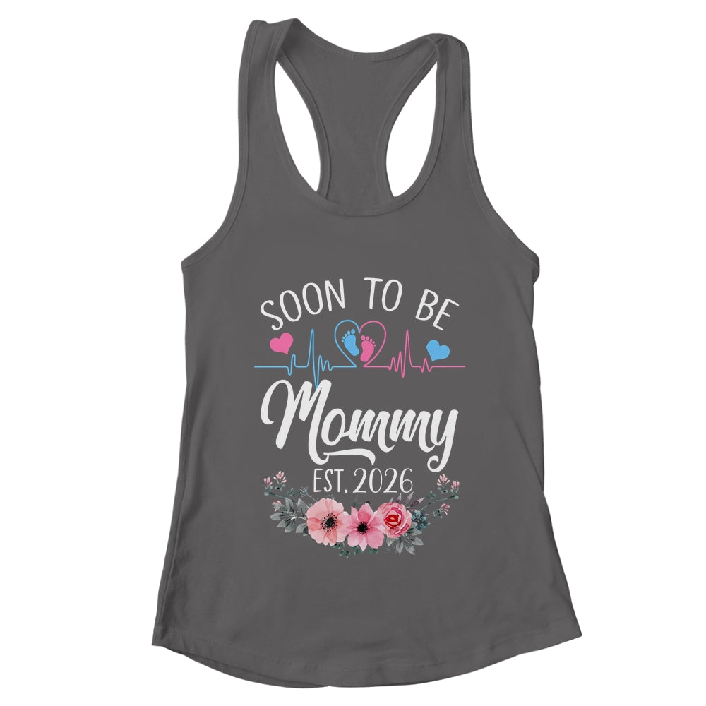 Soon To Be Mommy 2026 First Time Pregnancy Announcement Shirt & Tank Top | teecentury
