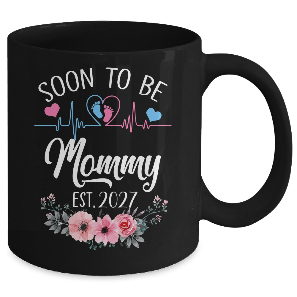 Soon To Be Mommy 2027 First Time Pregnancy Announcement Mug | teecentury