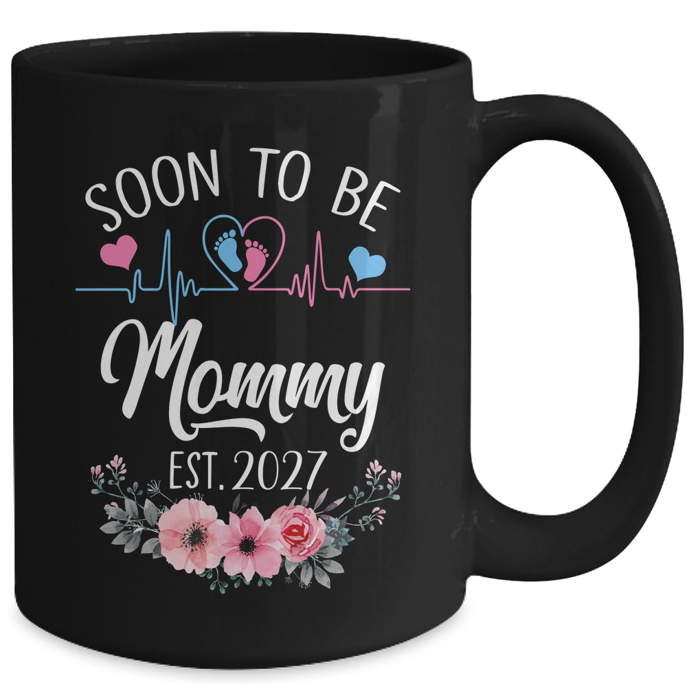 Soon To Be Mommy 2027 First Time Pregnancy Announcement Mug | teecentury