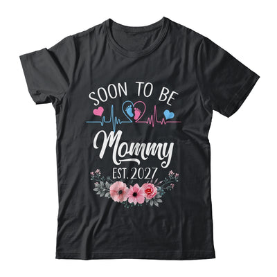 Soon To Be Mommy 2027 First Time Pregnancy Announcement Shirt & Tank Top | teecentury