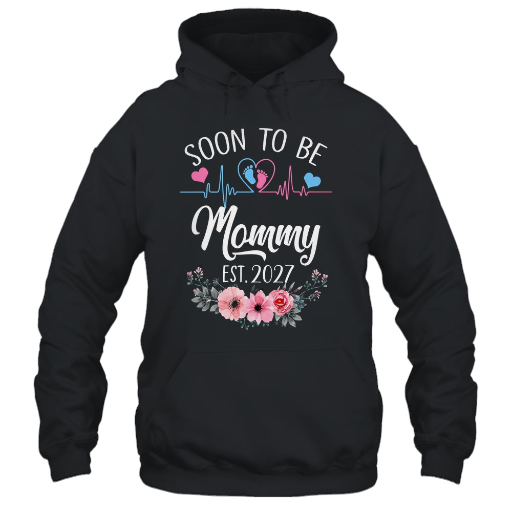 Soon To Be Mommy 2027 First Time Pregnancy Announcement Shirt & Tank Top | teecentury