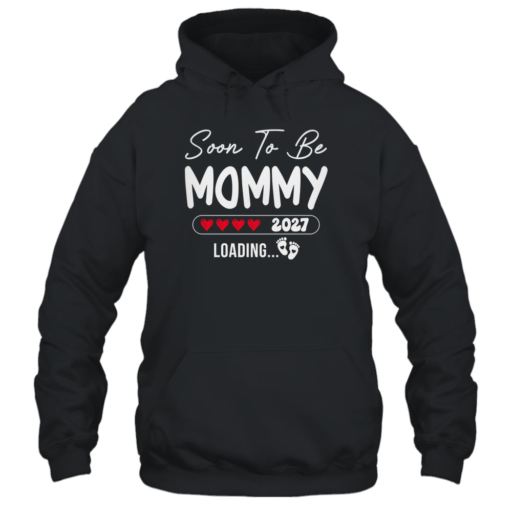 Soon To Be Mommy 2027 Loading Promoted To Mommy Est 2027 Shirt & Tank Top | teecentury