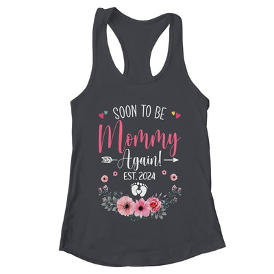 Soon To Be Mommy Again Est 2024 Mothers Day Shirt & Tank Top | teecentury