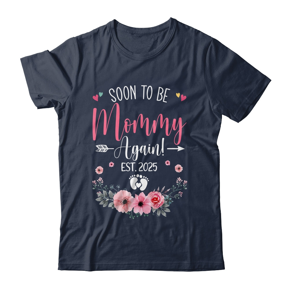Soon To Be Mommy Again Est 2025 Mothers Day Shirt & Tank Top | teecentury