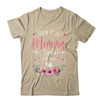 Soon To Be Mommy Again Est 2025 Mothers Day Shirt & Tank Top | teecentury