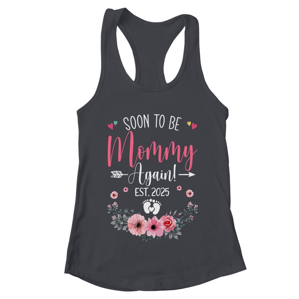 Soon To Be Mommy Again Est 2025 Mothers Day Shirt & Tank Top | teecentury
