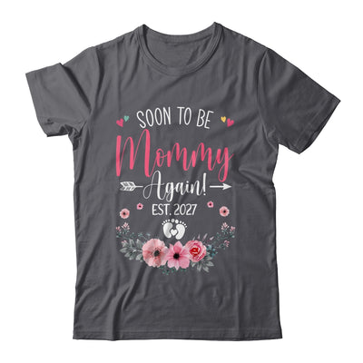 Soon To Be Mommy Again Est 2027 Mothers Day Shirt & Tank Top | teecentury