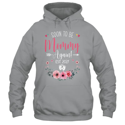 Soon To Be Mommy Again Est 2027 Mothers Day Shirt & Tank Top | teecentury