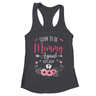 Soon To Be Mommy Again Est 2027 Mothers Day Shirt & Tank Top | teecentury