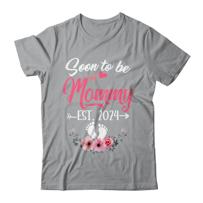 Soon To Be Mommy Est 2024 Mothers Day First Time Mommy Shirt & Tank Top | teecentury