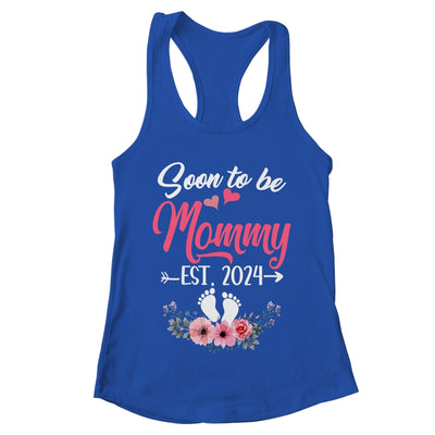 Soon To Be Mommy Est 2024 Mothers Day First Time Mommy Shirt & Tank Top | teecentury