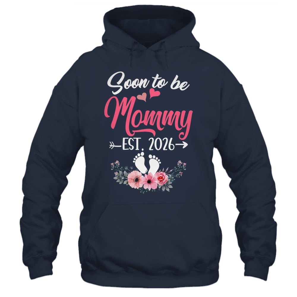 Soon To Be Mommy Est 2026 Mothers Day First Time Mommy Shirt & Tank Top | teecentury